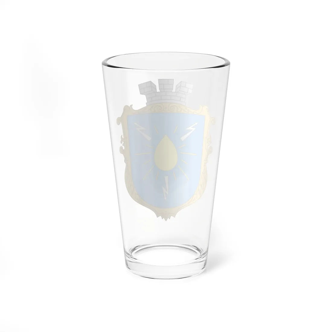 Coat of Arms of Burshtyn 2003-2013 (Ukraine) (Coat of Arms) Pint Glass 16oz - Go Mug Yourself