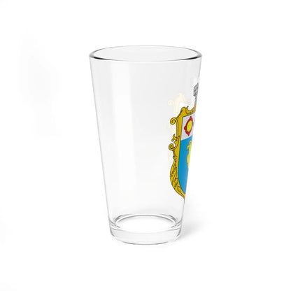 Coat of Arms of Burshtyn (Ukraine) (Coat of Arms) Pint Glass 16oz - Go Mug Yourself