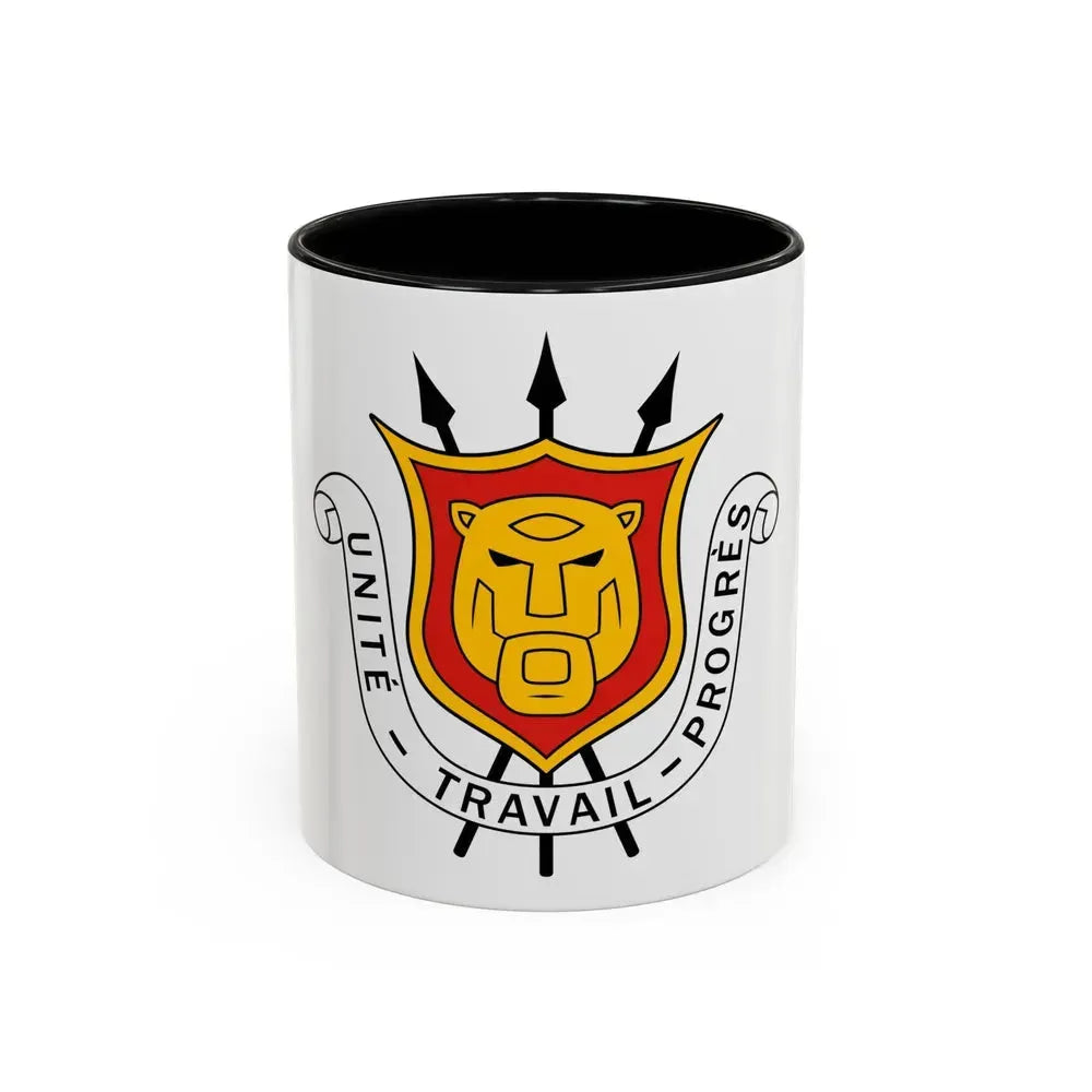 Coat of arms of Burundi - Accent Coffee Mug 11oz Black - Go Mug Yourself