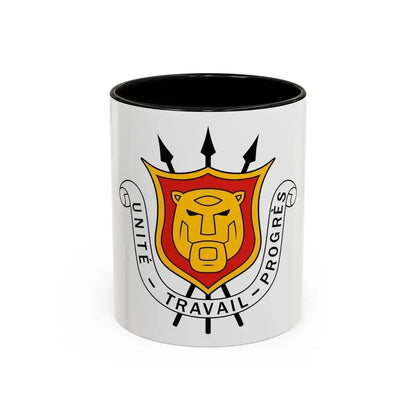Coat of arms of Burundi - Accent Coffee Mug 11oz Black - Go Mug Yourself