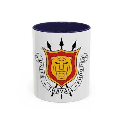 Coat of arms of Burundi - Accent Coffee Mug 11oz Navy - Go Mug Yourself