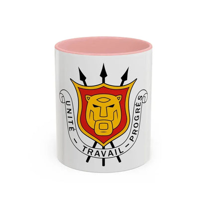 Coat of arms of Burundi - Accent Coffee Mug 11oz Pink - Go Mug Yourself