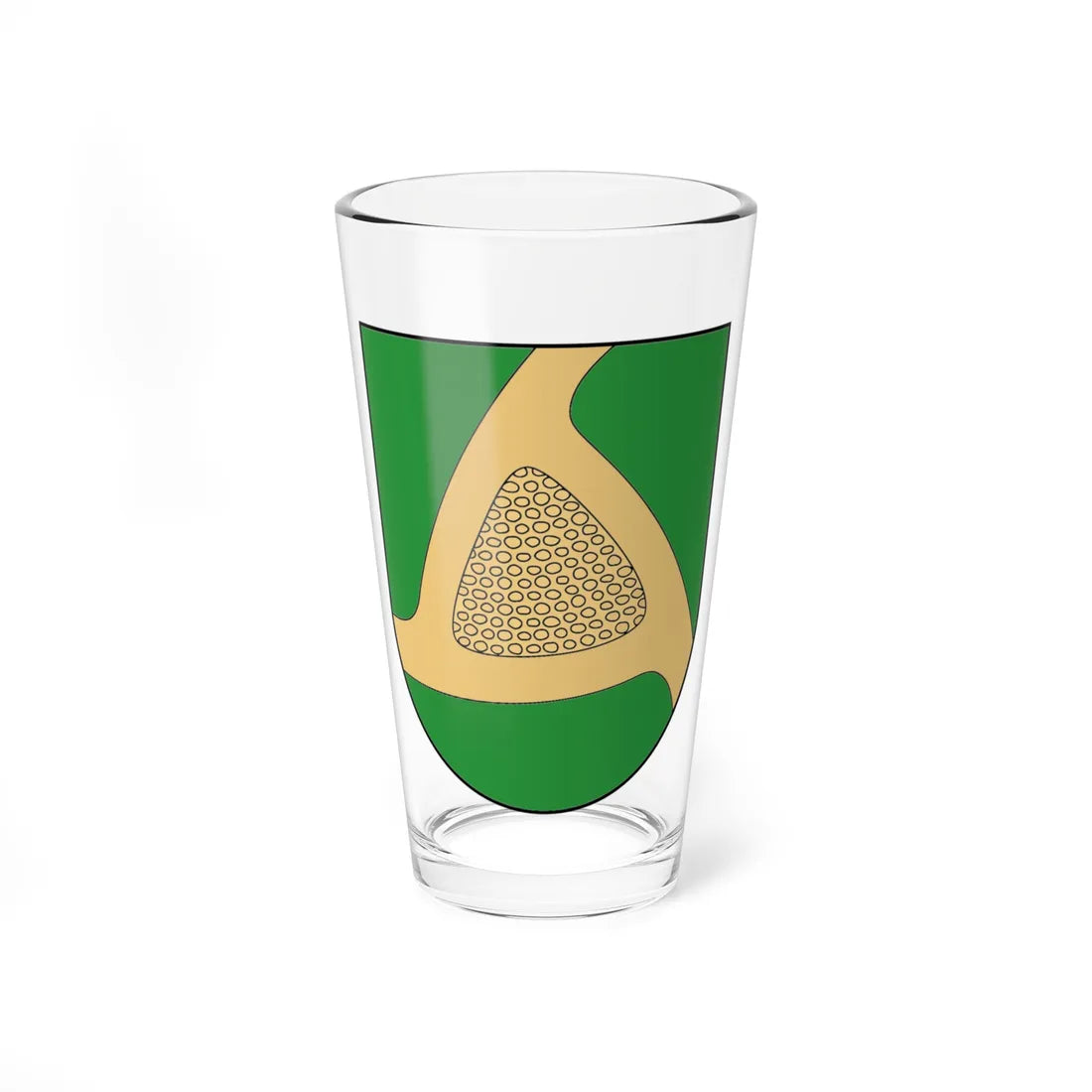 Coat of arms of Butrimonys (Lithuania) (Coat of Arms) Pint Glass 16oz 16oz - Go Mug Yourself