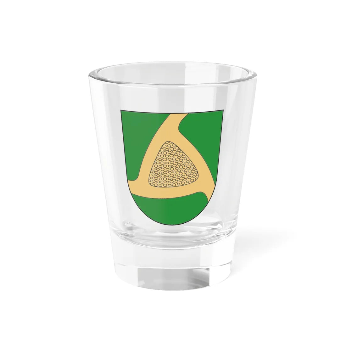 Coat of arms of Butrimonys (Lithuania) (Coat of Arms) Shot Glass 1.5oz 1.5oz - Go Mug Yourself