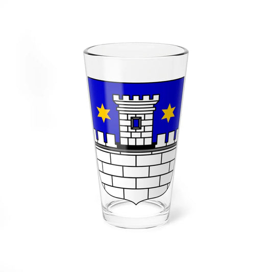 Coat of arms of Cakovec (Croatia) (Coat of Arms) Pint Glass 16oz 16oz - Go Mug Yourself