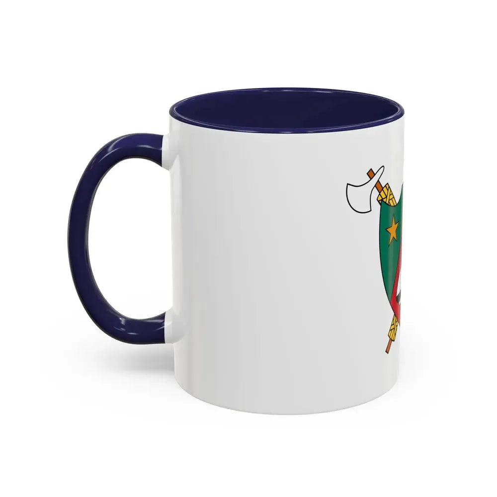 Coat of Arms of Cameroon (1960-1961) - Accent Coffee Mug - Go Mug Yourself