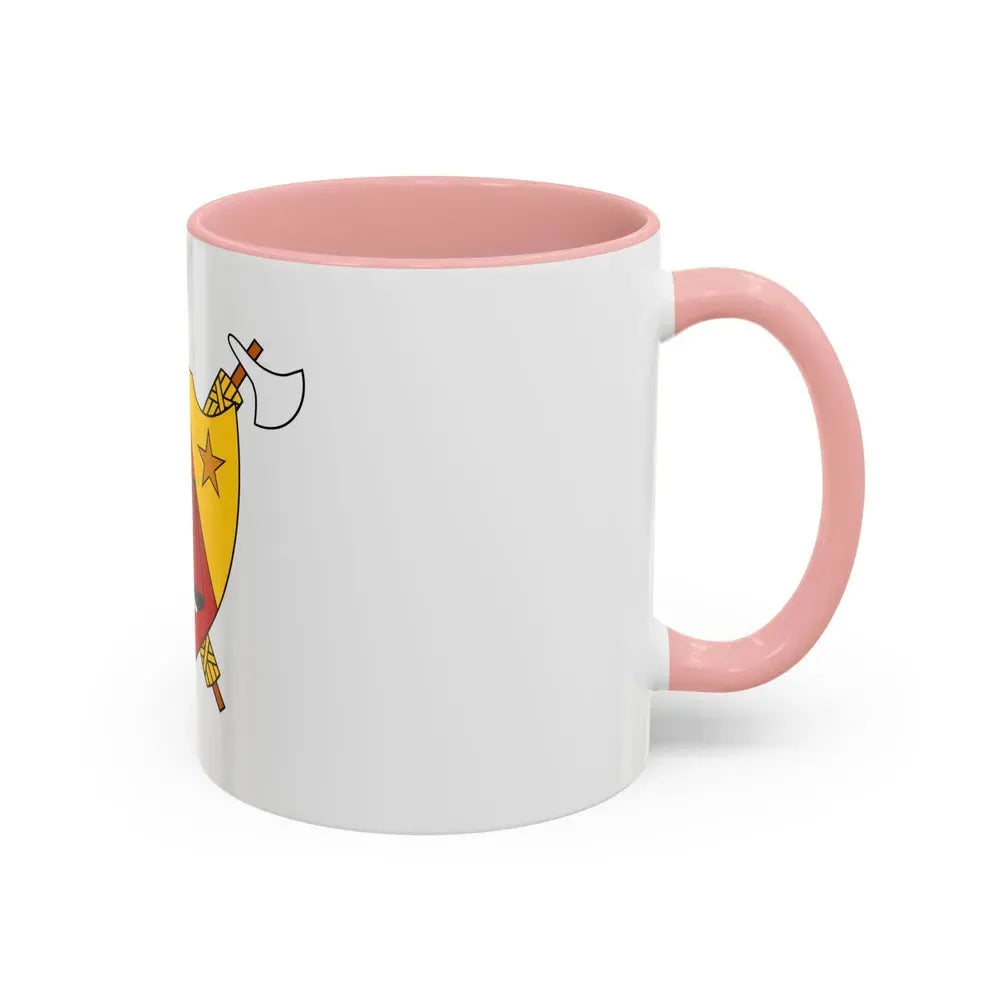 Coat of Arms of Cameroon (1960-1961) - Accent Coffee Mug - Go Mug Yourself