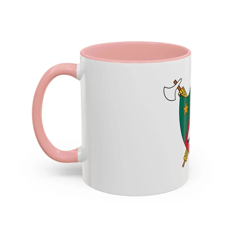 Coat of Arms of Cameroon (1960-1961) - Accent Coffee Mug - Go Mug Yourself