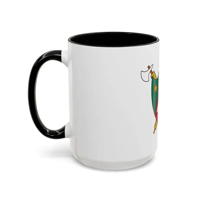 Coat of Arms of Cameroon (1960-1961) - Accent Coffee Mug - Go Mug Yourself
