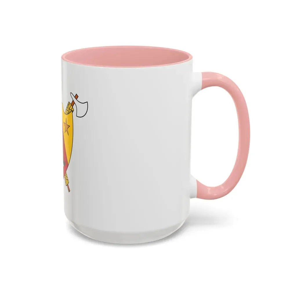Coat of Arms of Cameroon (1960-1961) - Accent Coffee Mug - Go Mug Yourself