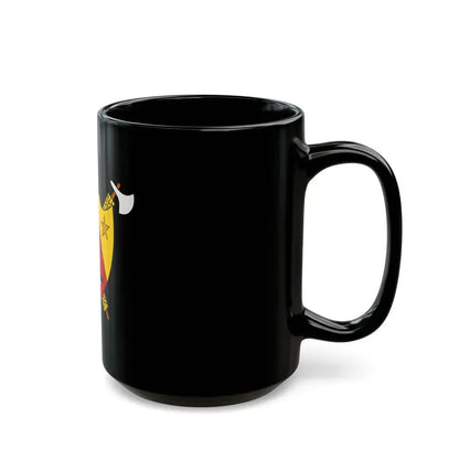 Coat of Arms of Cameroon (1960-1961) - Black Coffee Mug - Go Mug Yourself