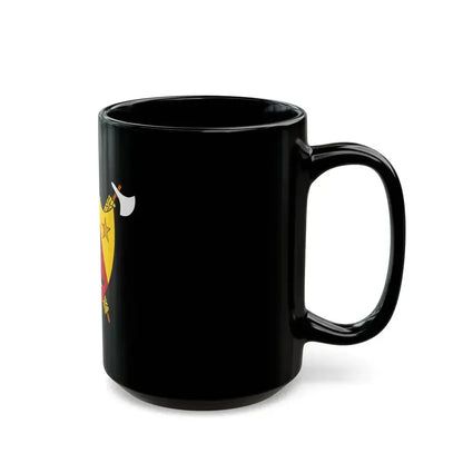 Coat of Arms of Cameroon (1960-1961) - Black Coffee Mug - Go Mug Yourself