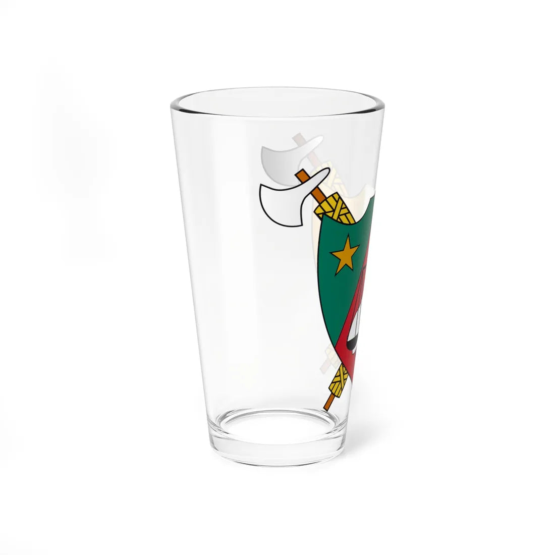Coat of Arms of Cameroon 1960-1961 (Cameroon) (Coat of Arms) Pint Glass 16oz - Go Mug Yourself