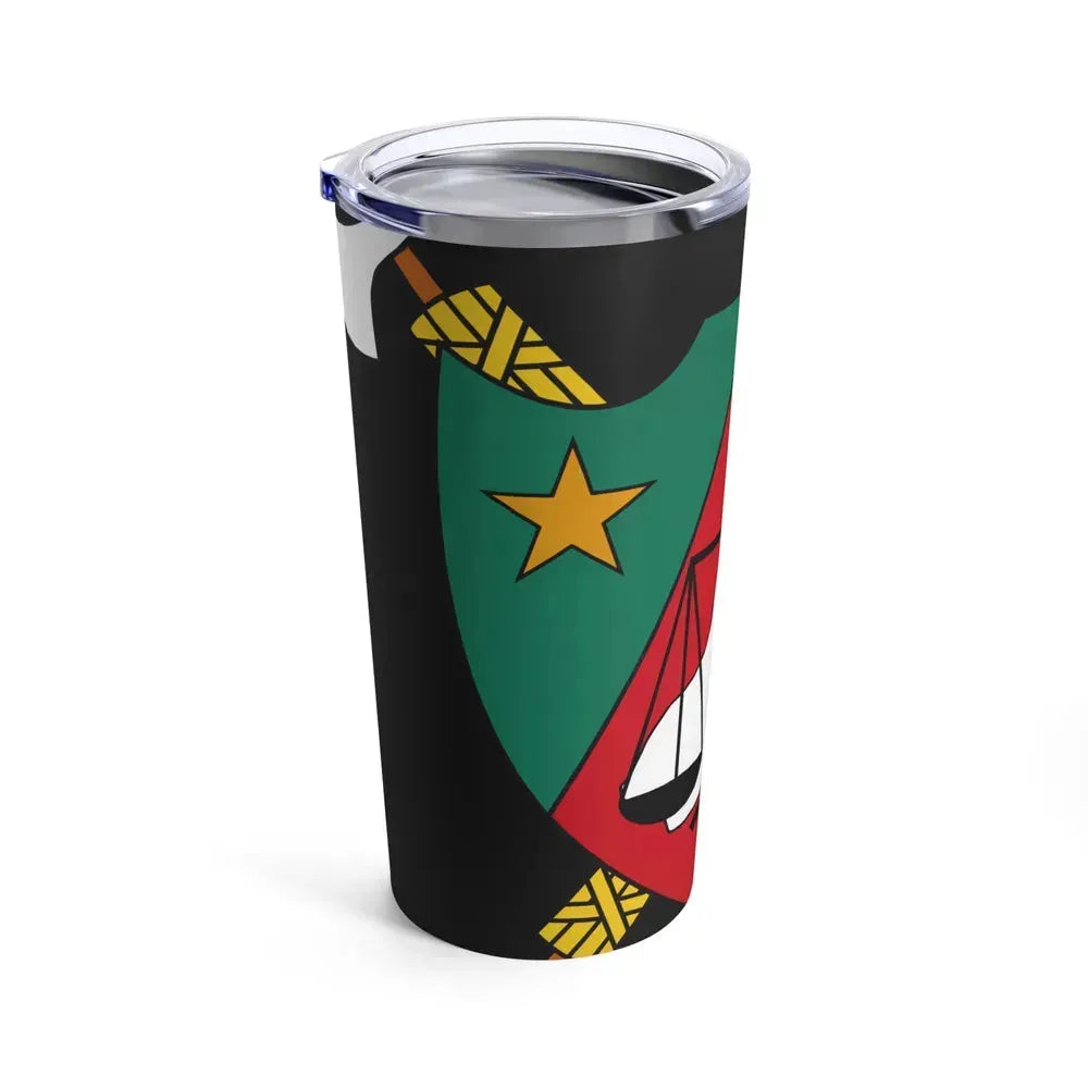 Coat of Arms of Cameroon (1960-1961) - Tumbler 20oz - Go Mug Yourself