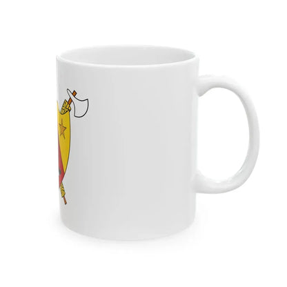 Coat of Arms of Cameroon (1960-1961) - White Coffee Mug - Go Mug Yourself