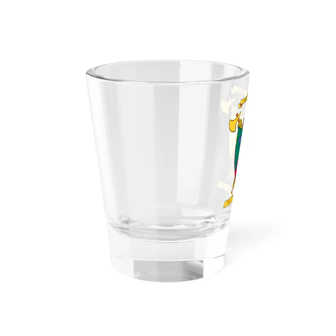 Coat of arms of Cameroon 1961-1972 (Cameroon) (Coat of Arms) Shot Glass 1.5oz - Go Mug Yourself