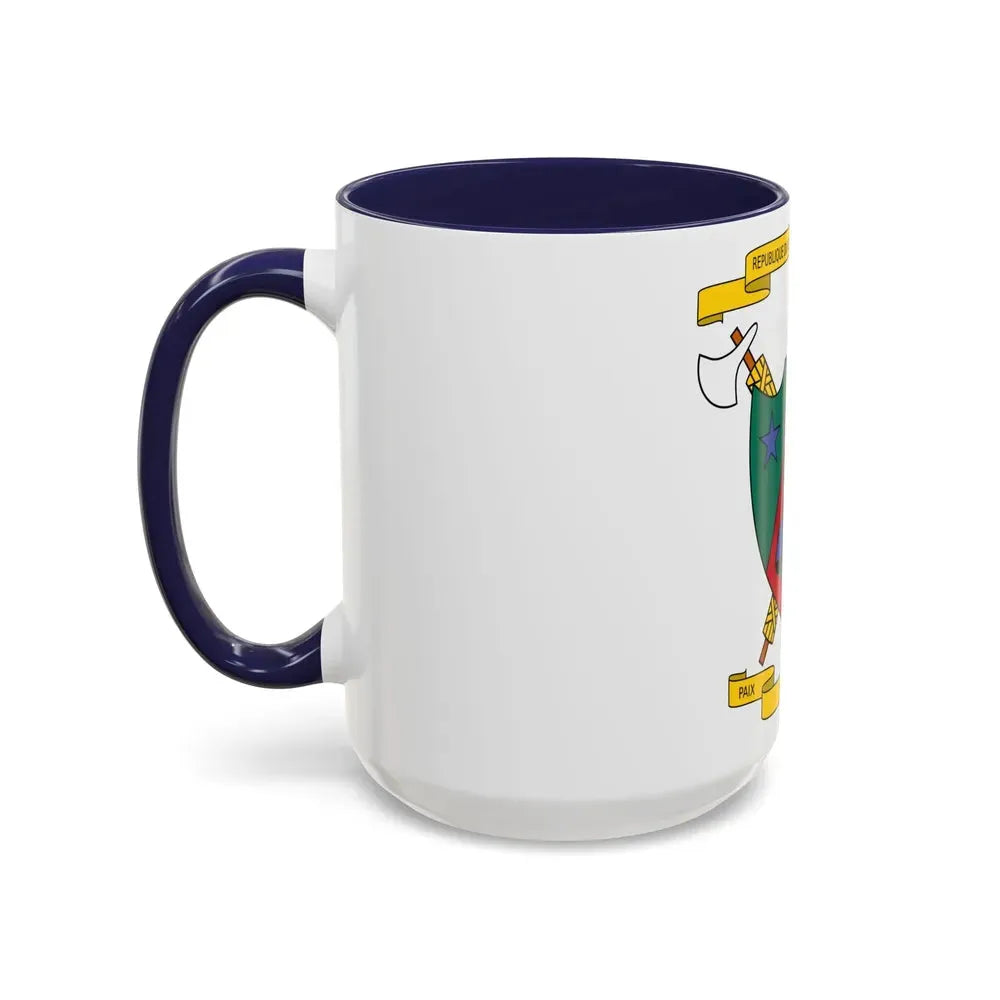 Coat of Arms of Cameroon (1961-1975) - Accent Coffee Mug - Go Mug Yourself