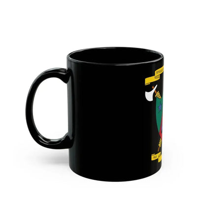 Coat of Arms of Cameroon (1961-1975) - Black Coffee Mug - Go Mug Yourself