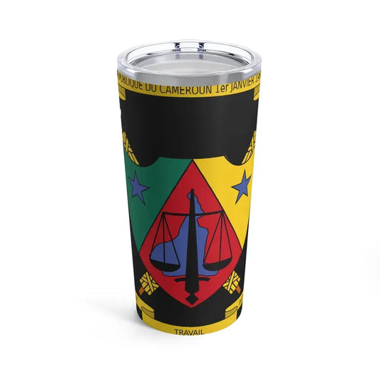 Coat of Arms of Cameroon (1961-1975) - Tumbler 20oz 20oz - Go Mug Yourself