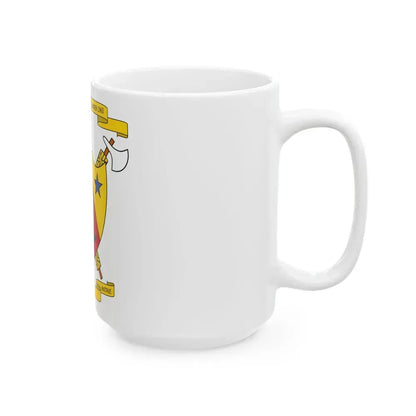 Coat of Arms of Cameroon (1961-1975) - White Coffee Mug - Go Mug Yourself