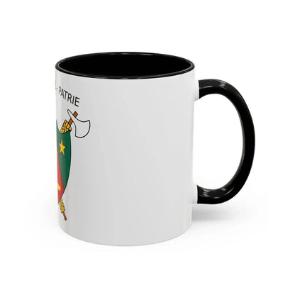 Coat of Arms of Cameroon (1975-1986) - Accent Coffee Mug - Go Mug Yourself