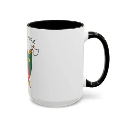 Coat of Arms of Cameroon (1975-1986) - Accent Coffee Mug - Go Mug Yourself