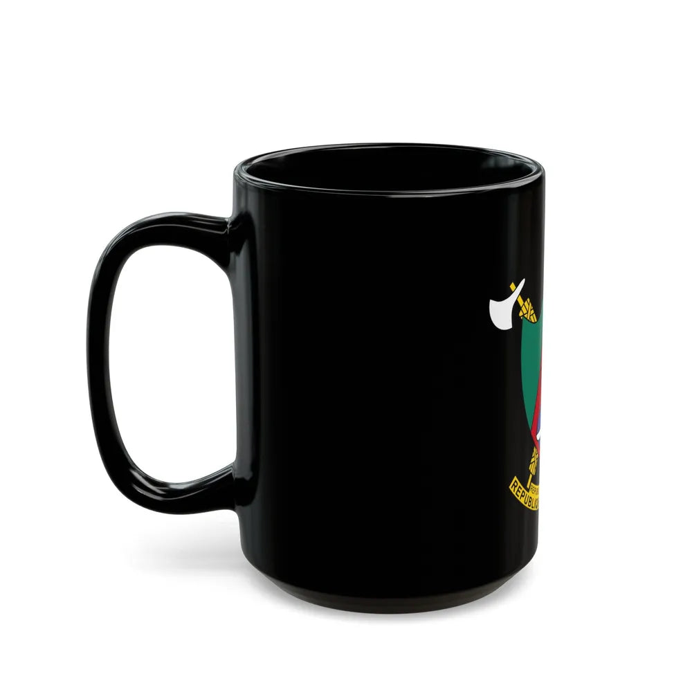 Coat of arms of Cameroon - Black Coffee Mug-Go Mug Yourself