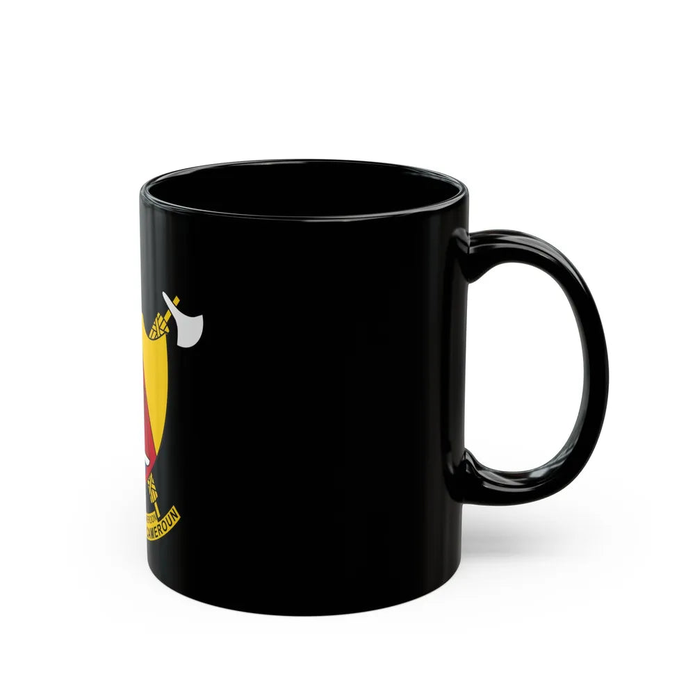 Coat of arms of Cameroon - Black Coffee Mug-Go Mug Yourself