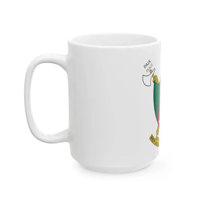 Coat of arms of Cameroon - White Coffee Mug - Go Mug Yourself