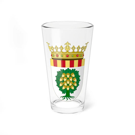 Coat of Arms of Campo de Belchite (Spain) (Coat of Arms) Pint Glass 16oz 16oz - Go Mug Yourself