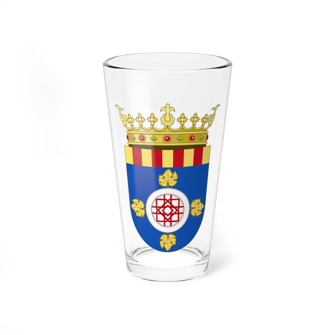 Coat of Arms of Campo de Cariñena (Spain) (Coat of Arms) Pint Glass 16oz 16oz - Go Mug Yourself