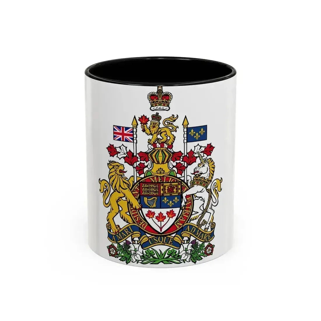 Coat of arms of Canada - Accent Coffee Mug 11oz Black - Go Mug Yourself