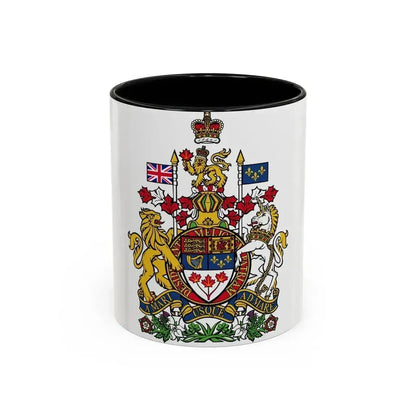 Coat of arms of Canada - Accent Coffee Mug 11oz Black - Go Mug Yourself