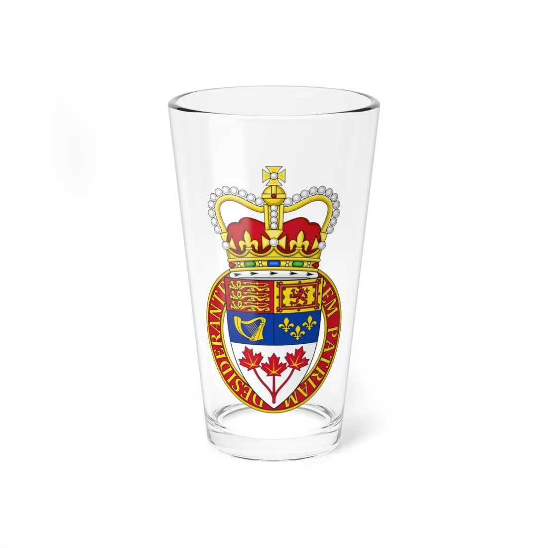 Coat of arms of Canada lesser version (Canada) (Coat of Arms) Pint Gla ...