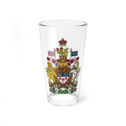 Coat of arms of Canada - Pint Glass 16oz-16oz-Go Mug Yourself