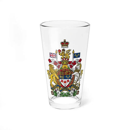 Coat of arms of Canada - Pint Glass 16oz 16oz - Go Mug Yourself