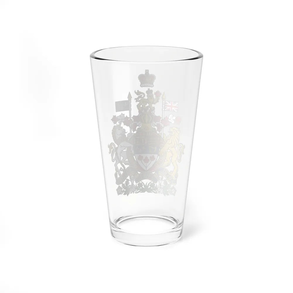 Coat of arms of Canada - Pint Glass 16oz-Go Mug Yourself