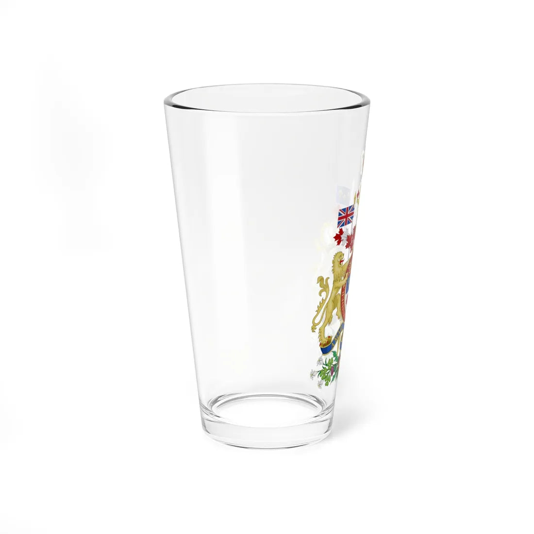 Coat of arms of Canada rendition (Canada) (Coat of Arms) Pint Glass 16oz - Go Mug Yourself