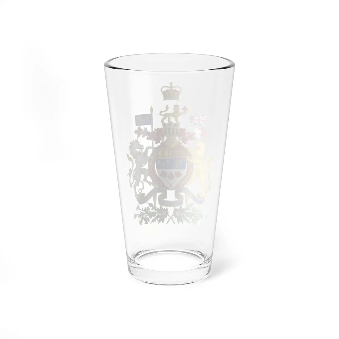 Coat of arms of Canada rendition (Canada) (Coat of Arms) Pint Glass 16oz - Go Mug Yourself