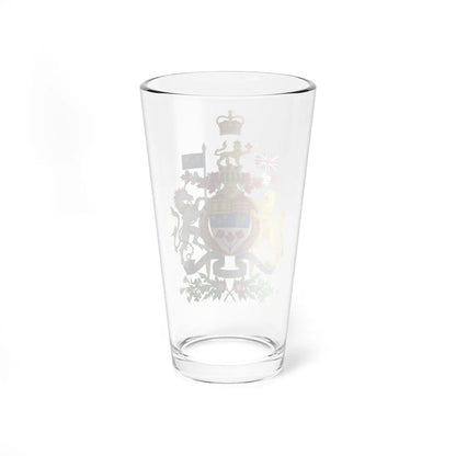 Coat of arms of Canada rendition (Canada) (Coat of Arms) Pint Glass 16oz - Go Mug Yourself