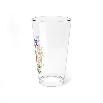 Coat of arms of Canada rendition (Canada) (Coat of Arms) Pint Glass 16oz - Go Mug Yourself