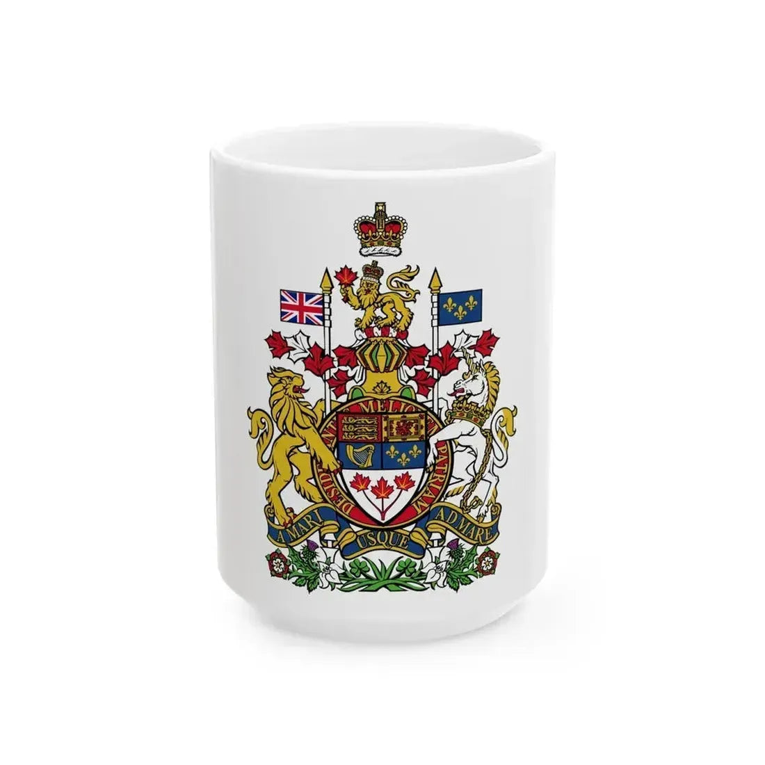 Coat of arms of Canada - White Coffee Mug 15oz - Go Mug Yourself
