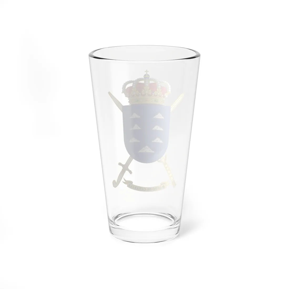 Coat of Arms of Canarias Forces Command (Spain) (Coat of Arms) Pint Glass 16oz - Go Mug Yourself