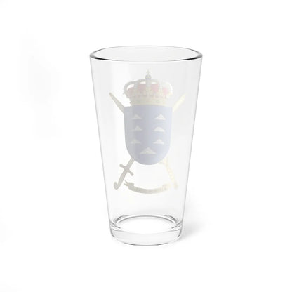Coat of Arms of Canarias Forces Command (Spain) (Coat of Arms) Pint Glass 16oz - Go Mug Yourself