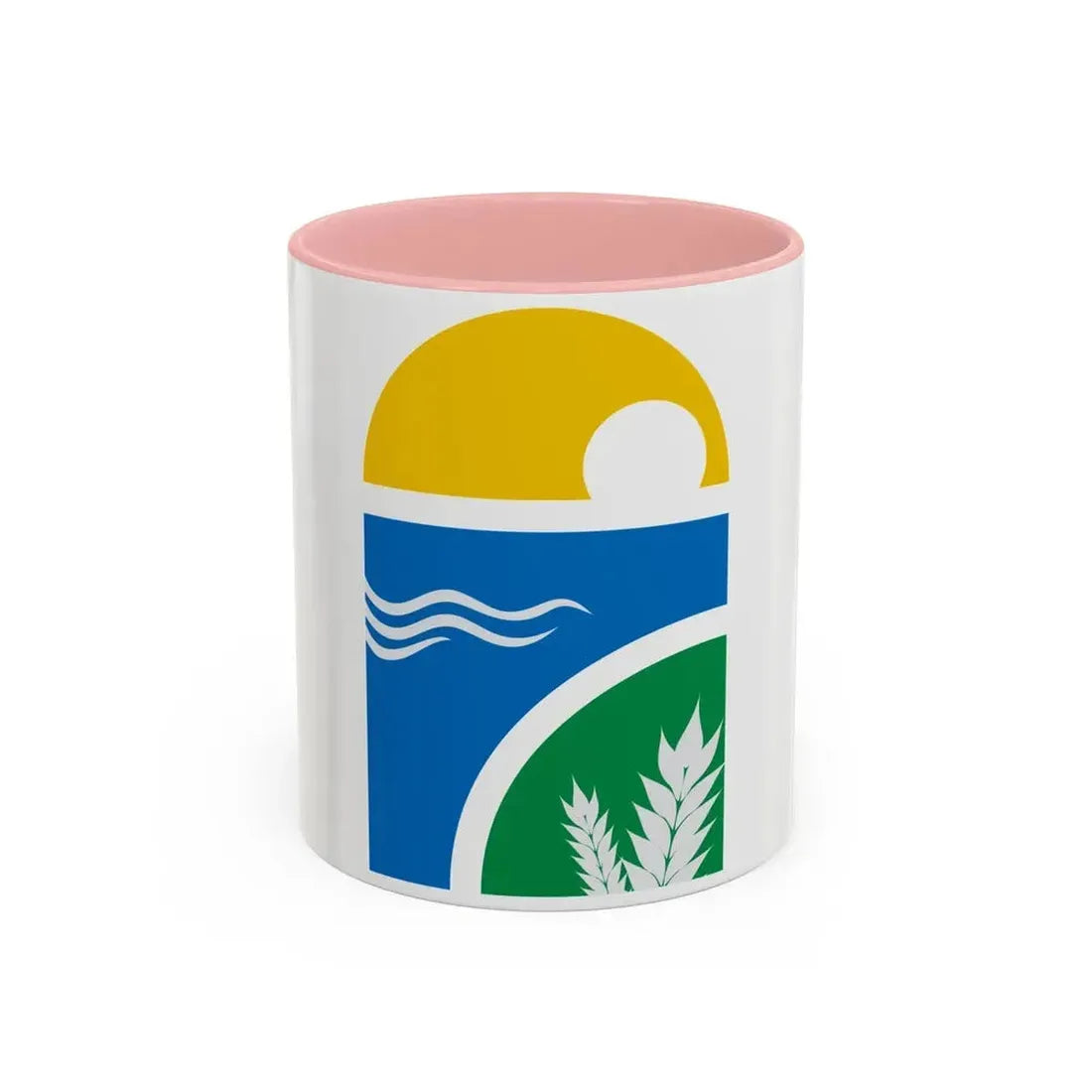 Coat of arms of Canelones Department - Accent Coffee Mug 11oz Pink - Go Mug Yourself