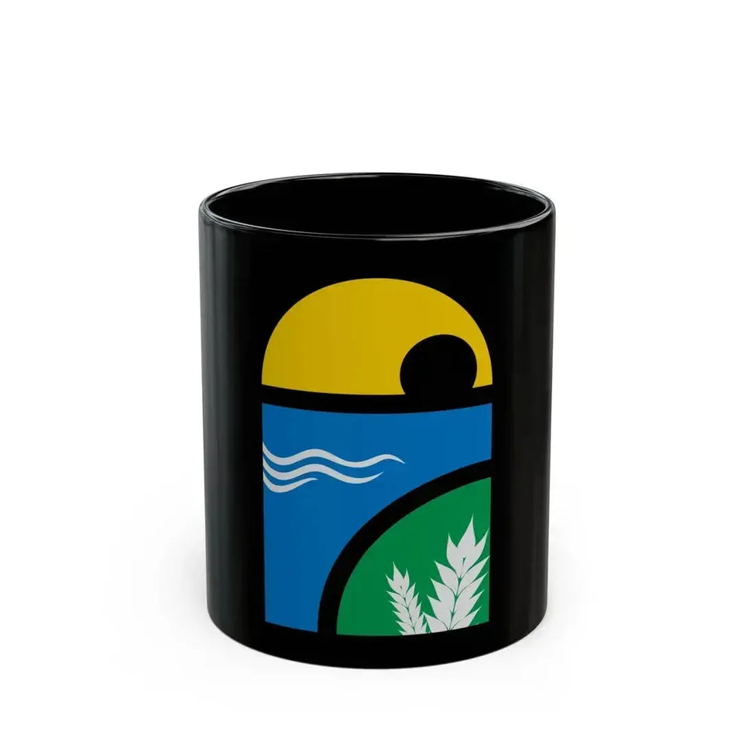 Coat of arms of Canelones Department - Black Coffee Mug 11oz - Go Mug Yourself