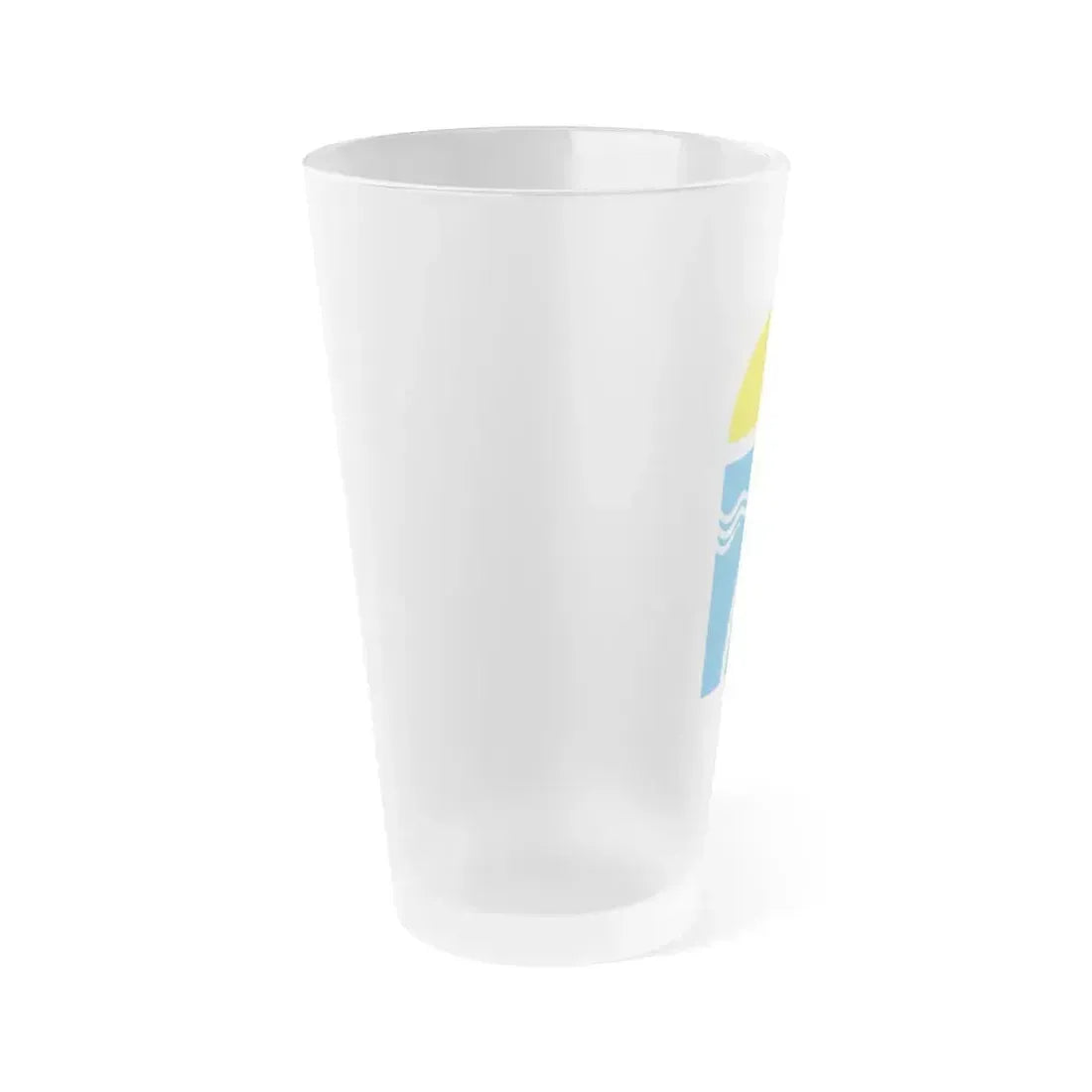 Coat of arms of Canelones Department - Frosted Pint Glass 16oz - Go Mug Yourself