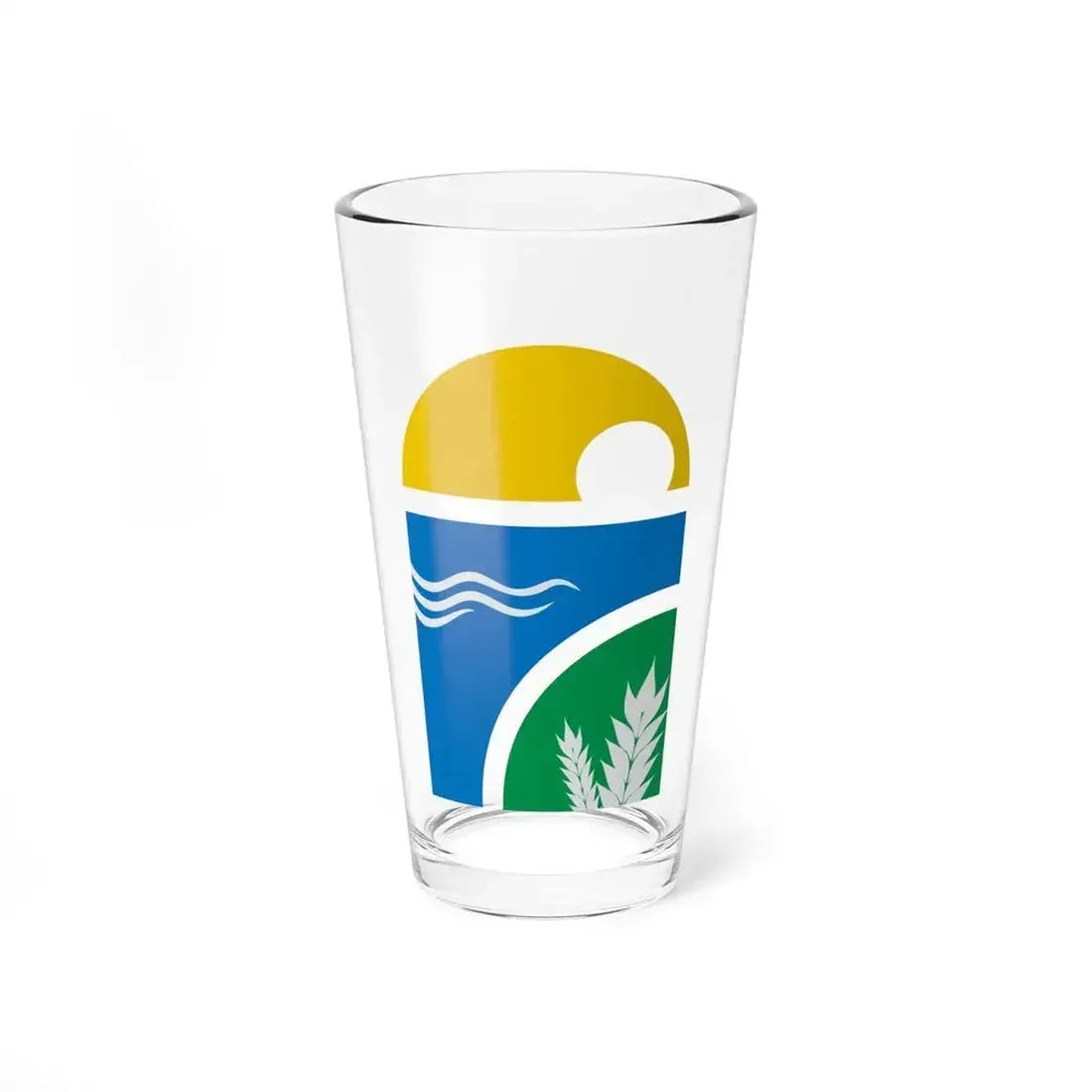 Coat of arms of Canelones Department - Pint Glass 16oz 16oz - Go Mug Yourself