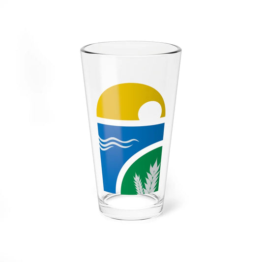 Coat of arms of Canelones Department (Uruguay) (Coat of Arms) Pint Glass 16oz 16oz - Go Mug Yourself