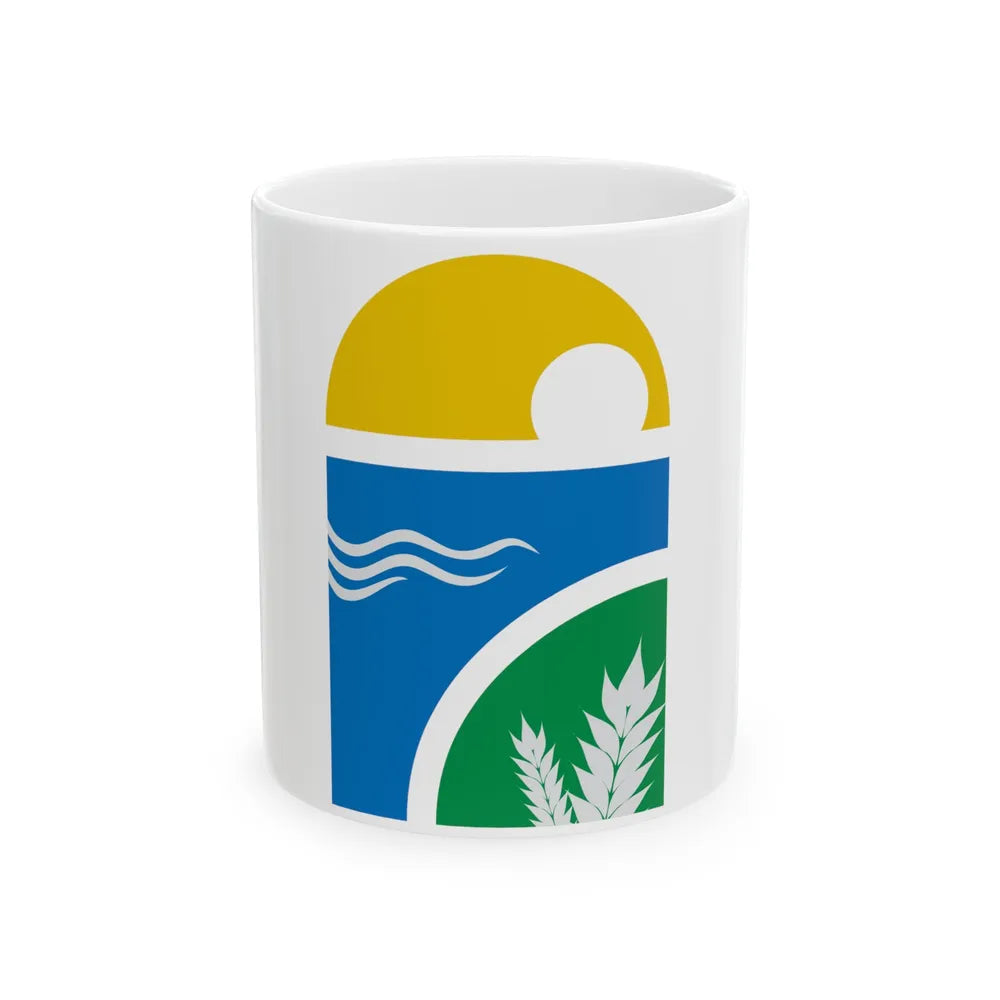 Coat of arms of Canelones Department - White Coffee Mug-11oz-Go Mug Yourself